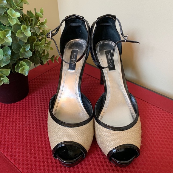White House Black Market Heels, Black & Tan 8.5 M - Picture 2 of 6